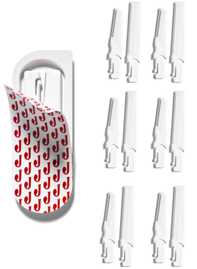 Jill J2 Dermaplane Refill Blades – 12 Advanced Replacement Blades for Jill Wand, Removes Peach Fuzz & Dull Skin with Petite & Wide Blades for Pro-Level Exfoliation, 6 Full Shaves - Image 1